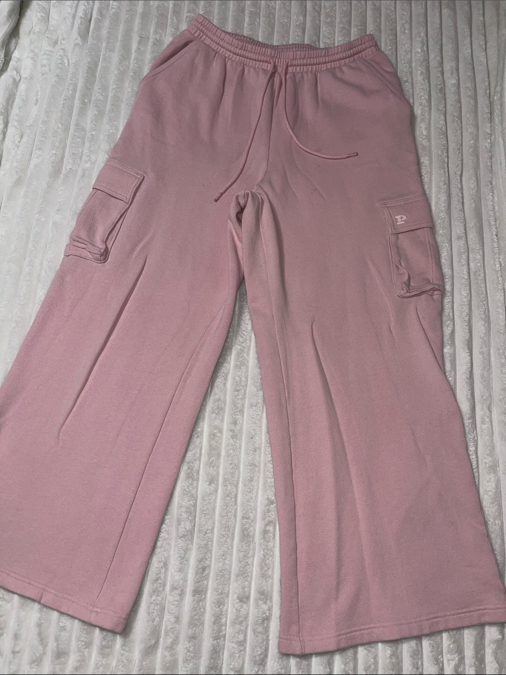 PINK VS Cargo Wide Leg Pant | Size Large
